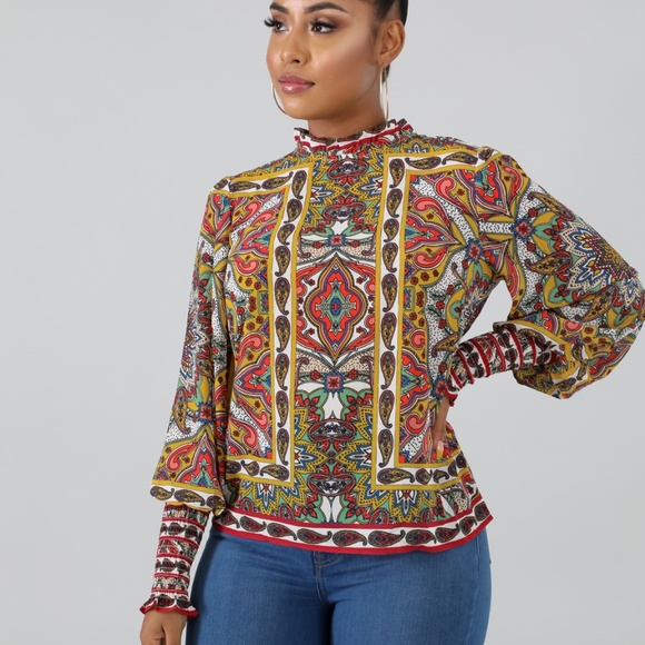 Mixed Feelings Blouse - Picture 3 of 5